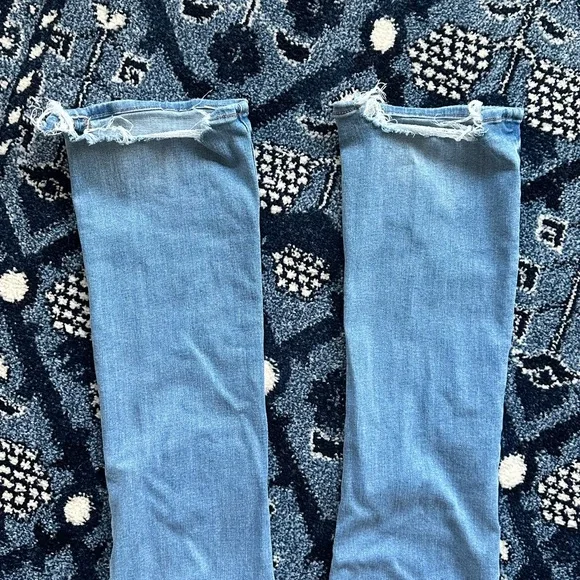 Light Blue Bootcut Jeans - Picture 2 of 4